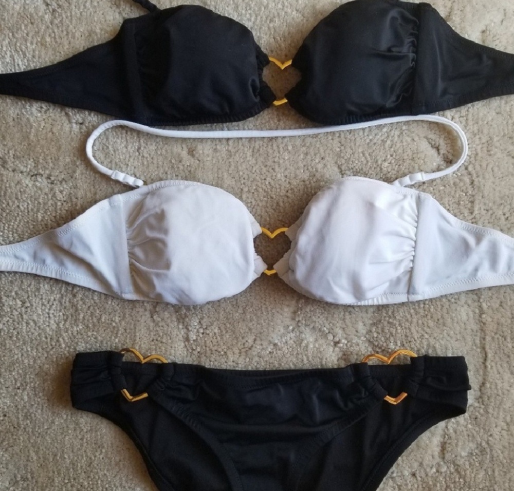 Victoria's Secret HEART Bikini BOTTOMS